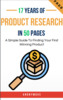 Thumbnail  17 years of product research in 50 pages 